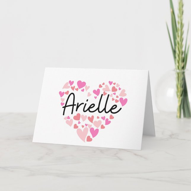 I love Arielle - hearts for Arielle (Devant)