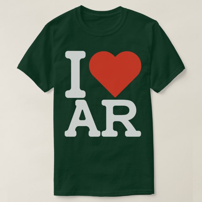 I Love Arkansas TShirt 2 (Design devant)