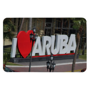 "I Love Aruba", Photographie, Magnet