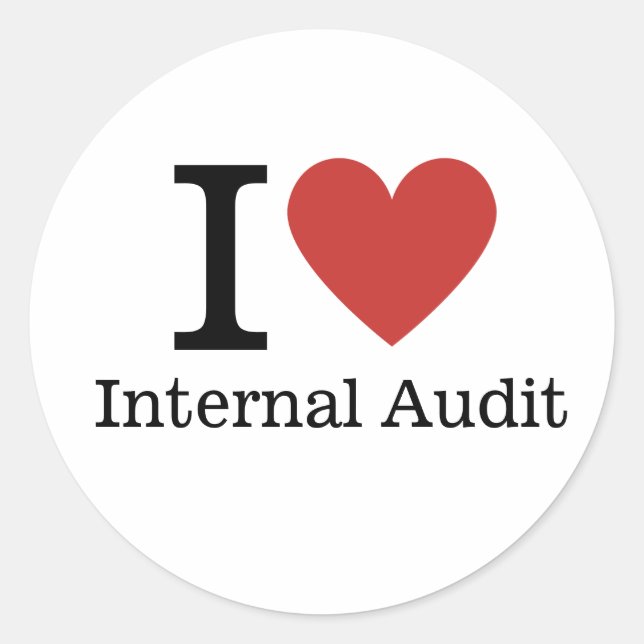 I ❤️ Love Audit interne STICKER (Devant)
