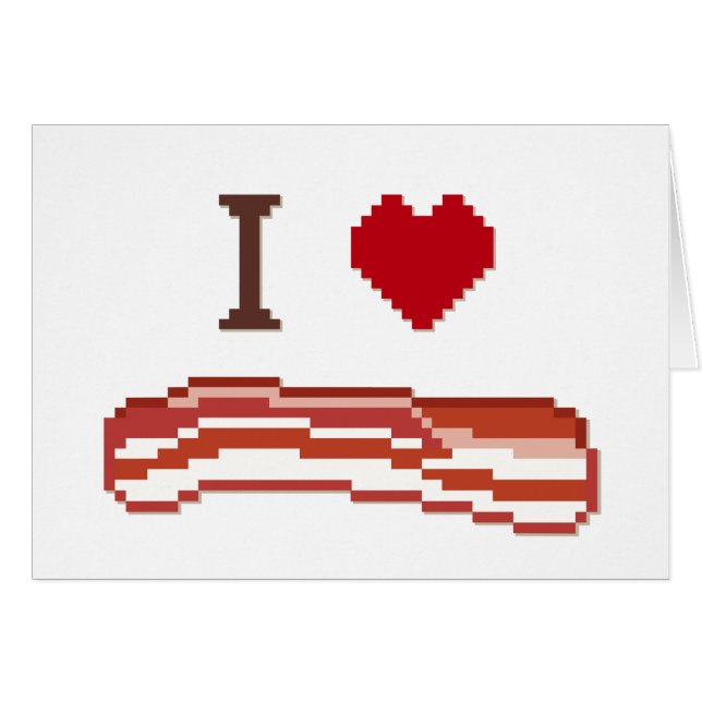 I Love Bacon (Devant horizontal)
