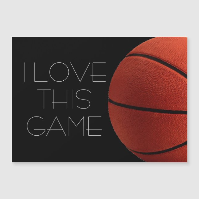 I Love Basketball Close Up (Devant)