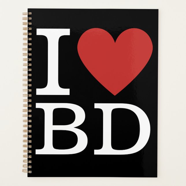 I ❤️ Love BD - Building Department Planner (Devant)