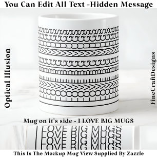 I Love Big Mugs Message caché, Citation personnali