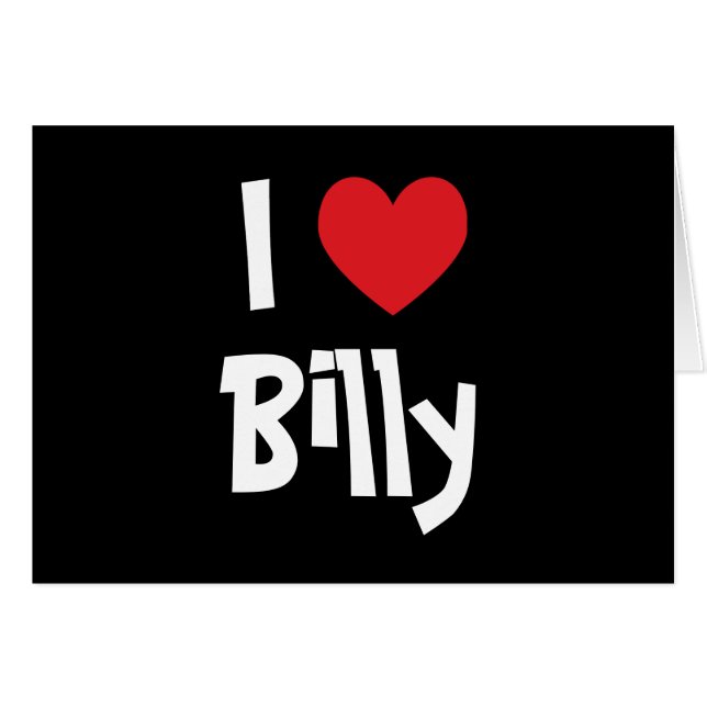 I Love Billy (Devant horizontal)