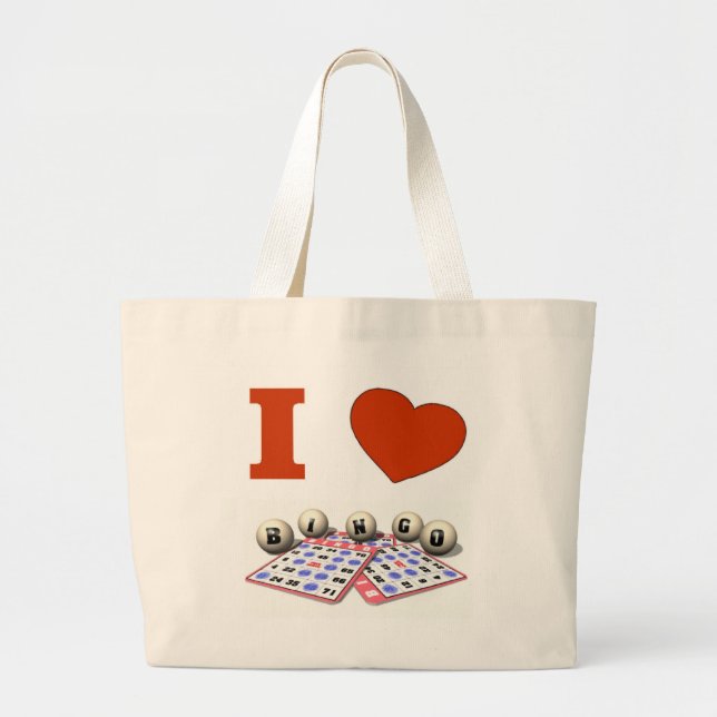 I Love Bingo Classic Sac fourre-tout (Devant)