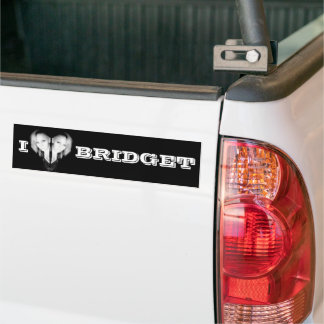 I Love Bridget Bumper Sticker