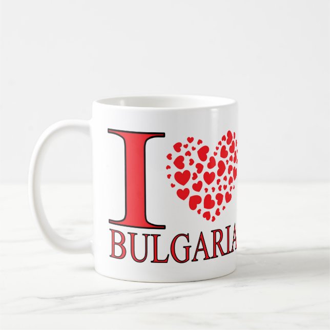 I Love Bulgaria Coffee Mug (Gauche)