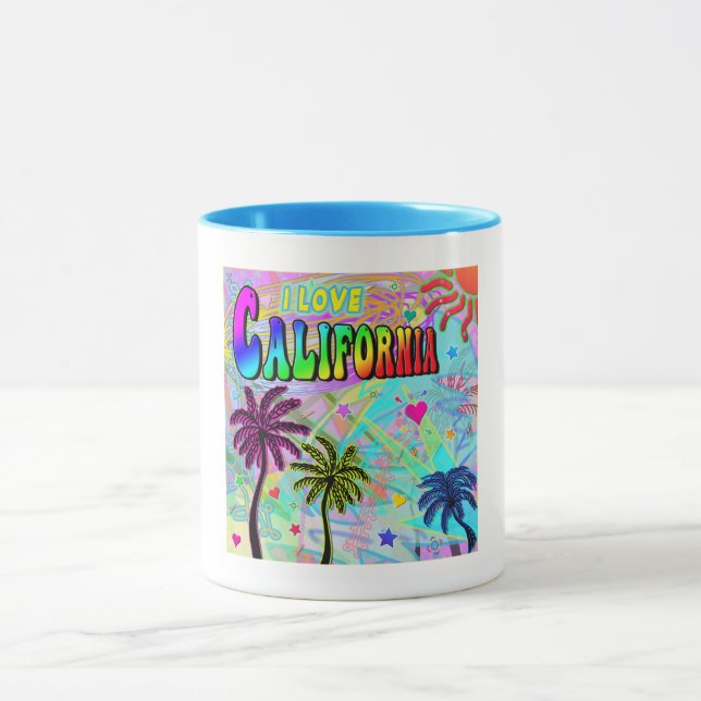 I LOVE California Vivid Romance Mug (Centre)
