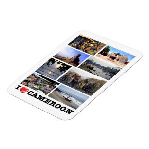 I LOVE Cameroon - Magnet