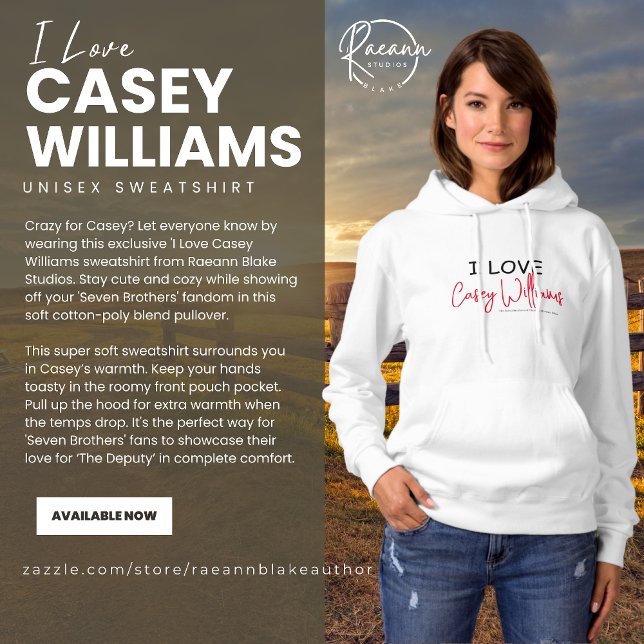 I Love Casey Williams Sweat - shirt à capuche (Créateur téléchargé)