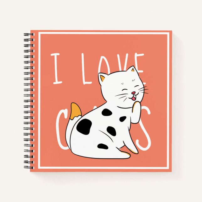 I Love Cats - Carnet de dessin (Devant)