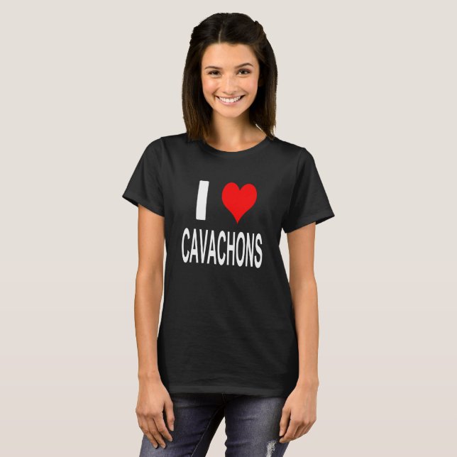 I Love Cavachons Tshirts (Devant entier)