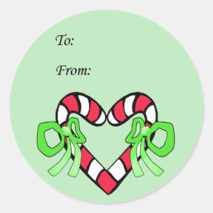 I Love Christmas Cadeau Stickers