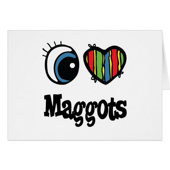 I Love (Coeur) Maggots (Devant horizontal)