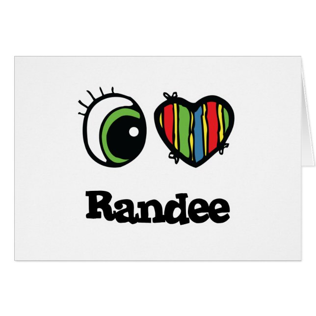 I Love (Coeur) Randee (Devant horizontal)