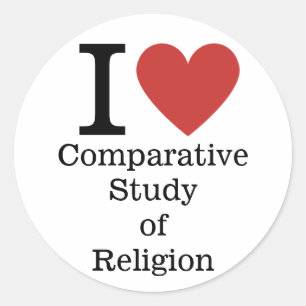 I ❤️ Love Comparative Study of Religion STICKER