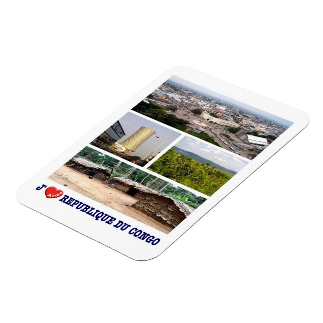 I LOVE CONGO - MAGNET (Côté Gauche)