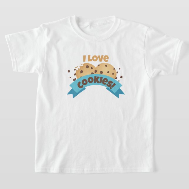 I Love Cookies! avec Blue Ribbon Kids T-Shirt (Poser)