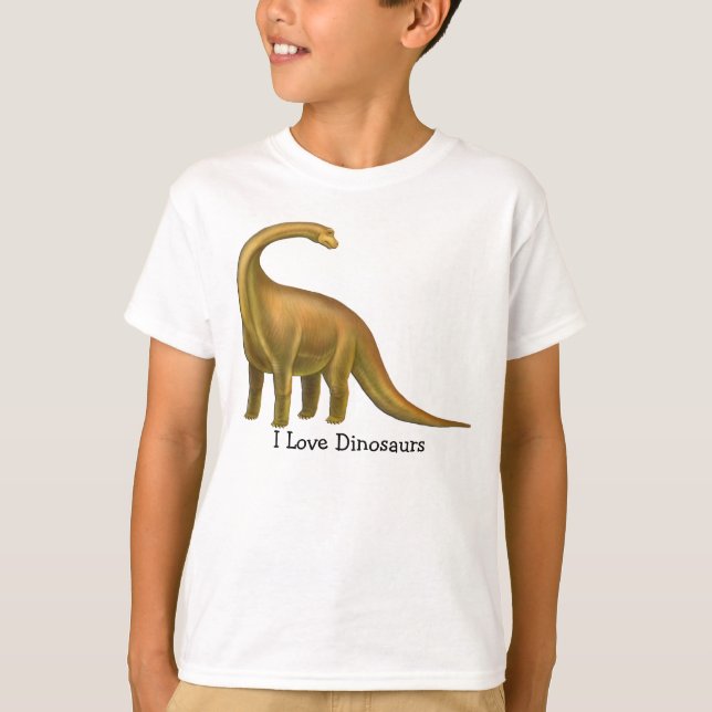 I Love Dinosaures Personnalisable T-shirt enfant (Devant)