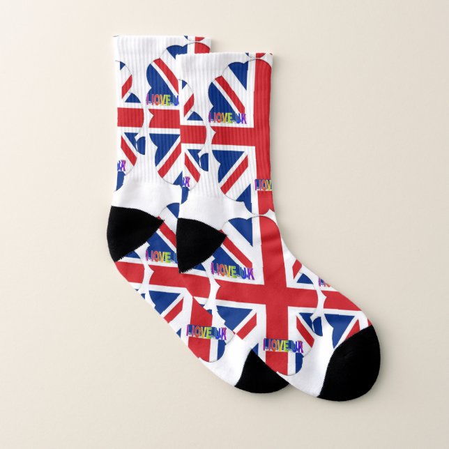I Love England Art Print (Paire)