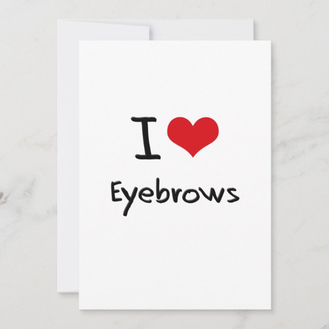 I love eyebrows (Devant)