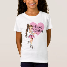 I Love Figure Skating T-Shirt Kids
