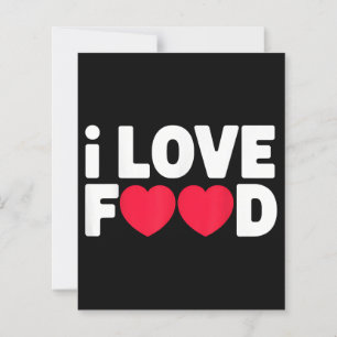 I Love Food Funny Foodie Cadeau pour hommes