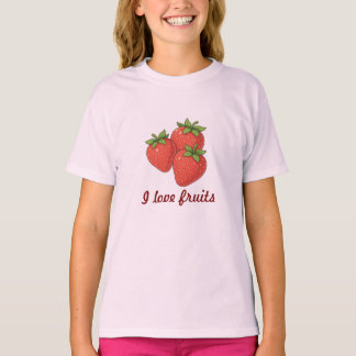 " I love fruits" T-shirt