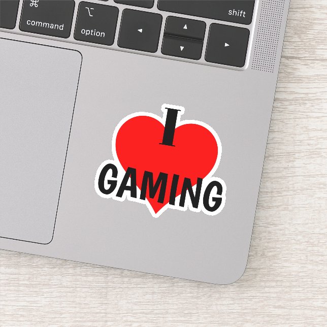 I Love Gaming Stickers - Stickers Gamer (Détail)