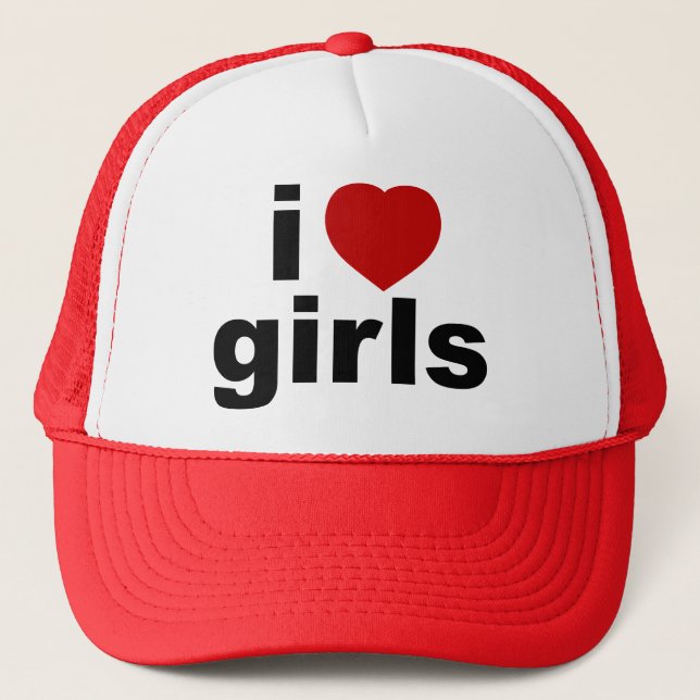 I Love Girls Casquette (Devant)