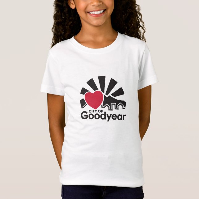 I Love Goodyear T-shirt pour filles (Devant)