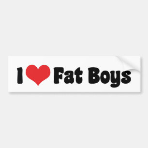 I Love Gros Boys Bumper Sticker