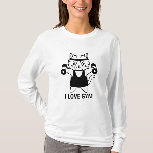 I Love Gym T-Shirts femmes (Devant)
