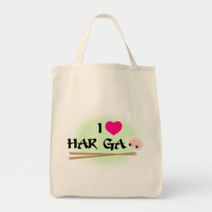 I Love Har Gao (shrimp dumpling) Grocery Tote Bag