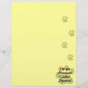 I Love (Heart) My American Cocker Spaniel