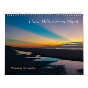 I Love Hilton Head Island Calendrier des murs de 1