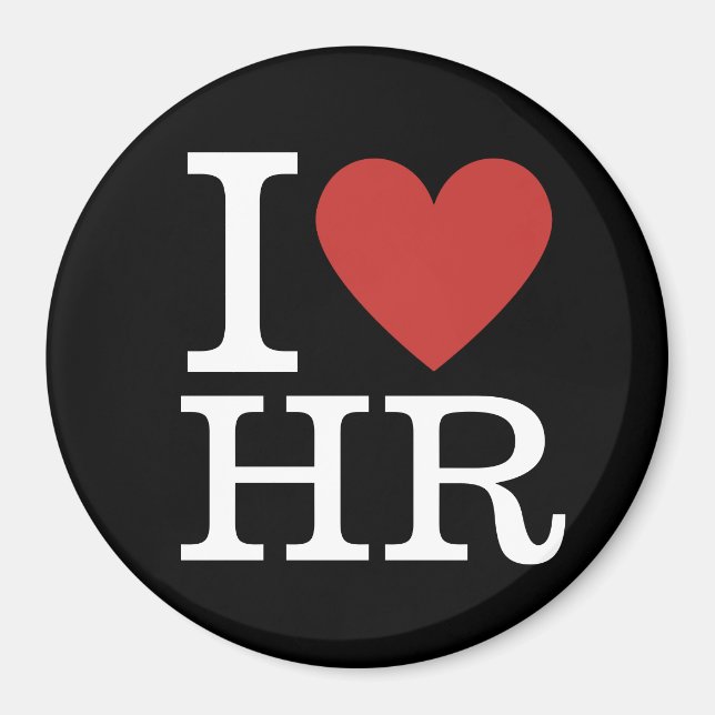 I ❤️ Love HR - Département RH - Magnet (Devant)