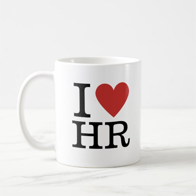 I ❤️ Love HR Mug - Pour le personnel du ministère  (Gauche)