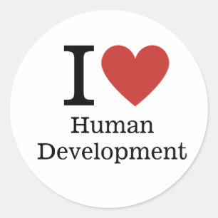 I ❤️ Love Human Development STICKER