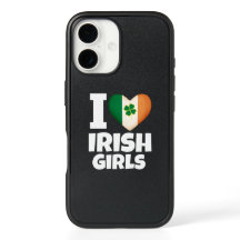 I LOVE IRISH GIRLS Apple Iphone 16 Coque St Patric