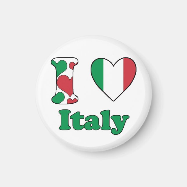 I love Italy magnet (Devant)