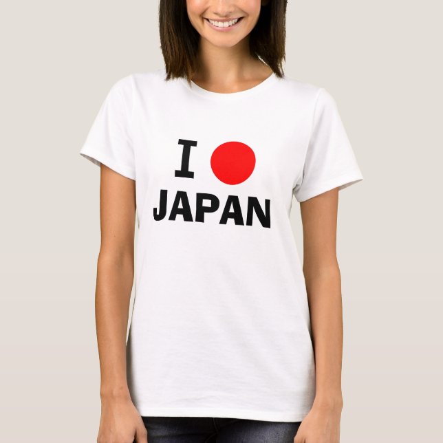 I Love Japan T-Shirt (Devant)
