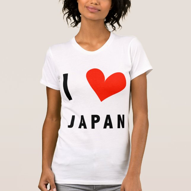 I LOVE JAPAN T-Shirt (Devant)