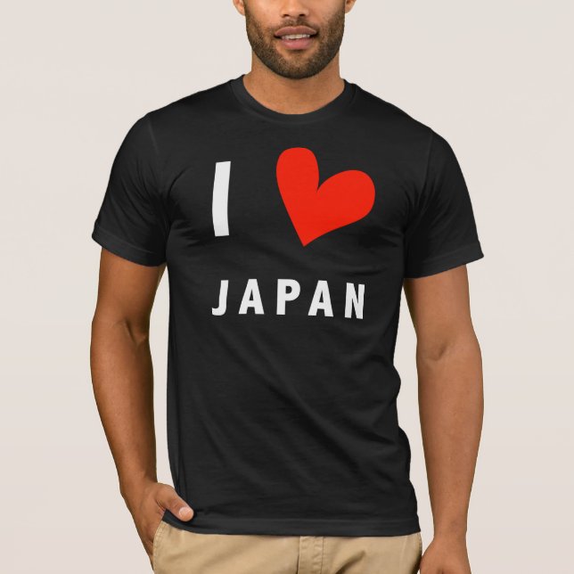 I LOVE JAPAN T-shirt (Devant)