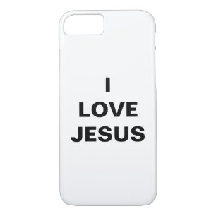 "I Love Jesus" Apple iPhone 8/7 Coque