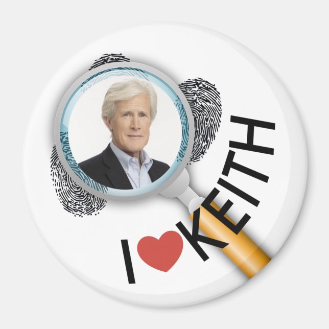 I Love Keith True Crime Magnet (Devant)
