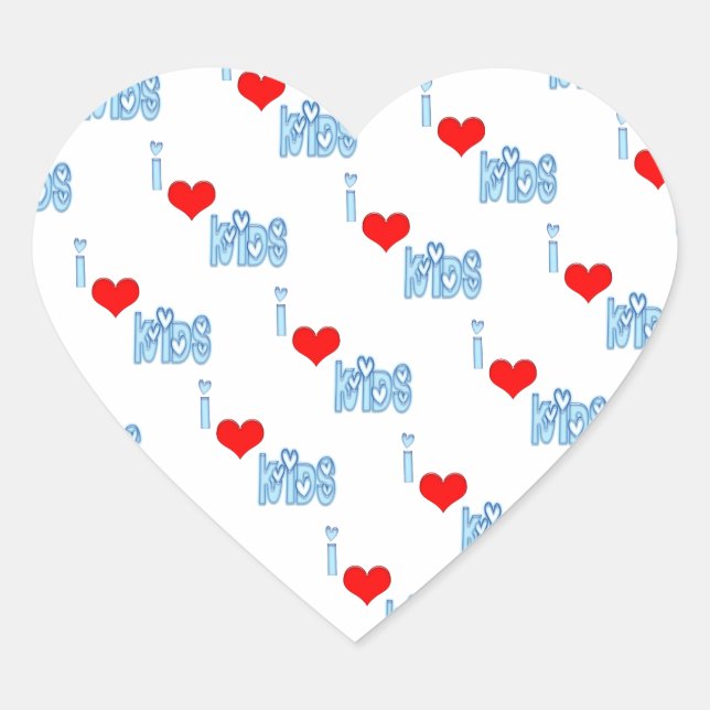 I Love Kids Stickers (Devant)