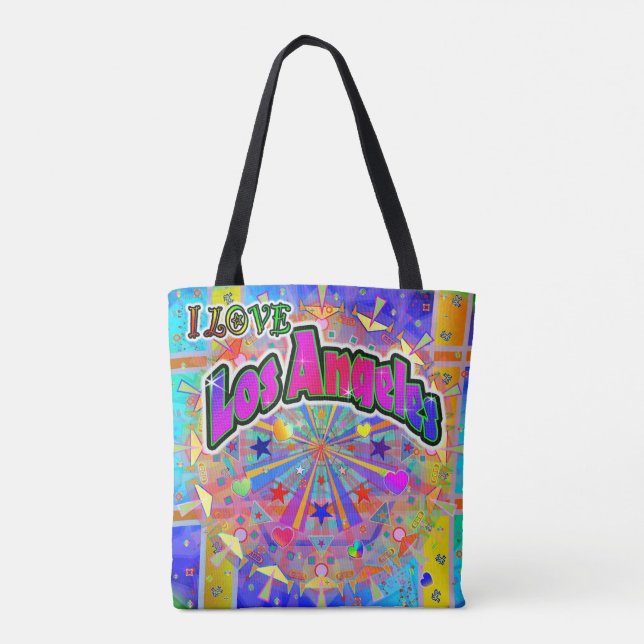 I LOVE Los Angeles Cosmic Unity Sac fourre-tout (Dos)