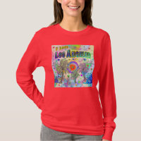 I LOVE Los Angeles Deep Dream T-Shirt